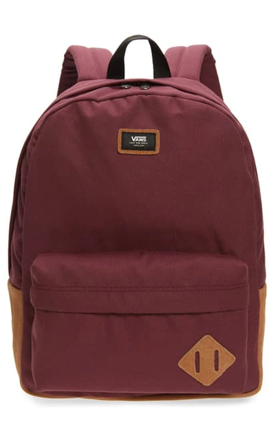 Vans Old Skool Iii Backpack In Prune