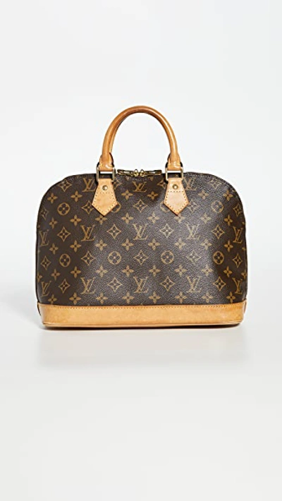 Shopbop Archive Louis Vuitton Alma Monogram Bag In Brown