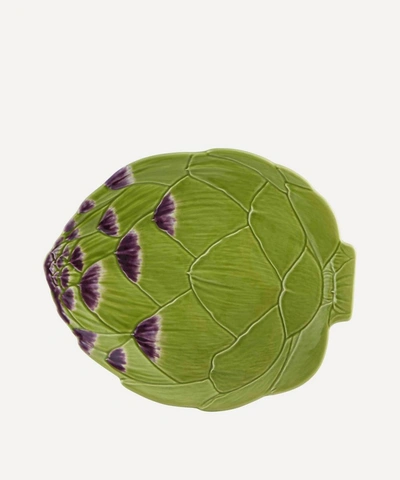 Bordallo Pinheiro Artichoke Dinner Plate In Green