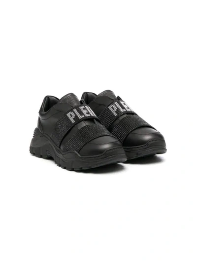 Philipp Plein Junior Kids' Runner Philipp Plein Tm Sneakers In Black