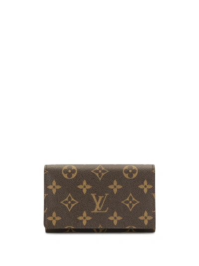 Pre-owned Louis Vuitton 2009  Portefeiulle Tresor Wallet In Brown