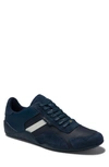 Lacoste Men's Hapona Lace Up Sneakers In Navy/ Off White