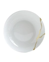 Bernardaud Kintsugi-sarkis 24k Gold Coupe Soup Bowl In White/gold