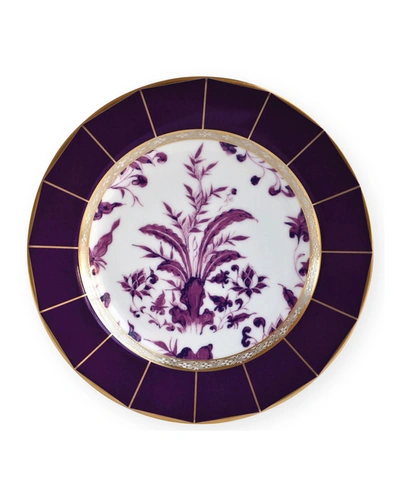 Bernardaud Prunus Bread & Butter Plate, 6.5" In White/purple