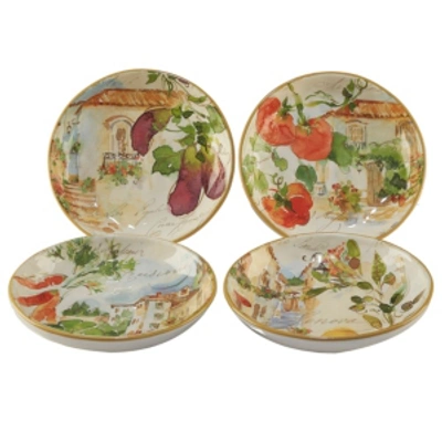 Certified International Piazette 4-pc. Soup/pasta Bowl