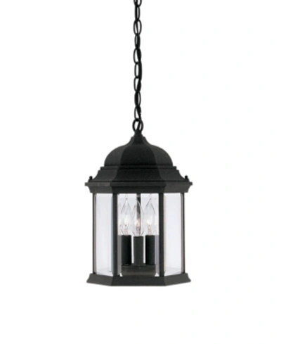 Designer's Fountain Designers Fountain Devonshire Hanging Lantern In Black