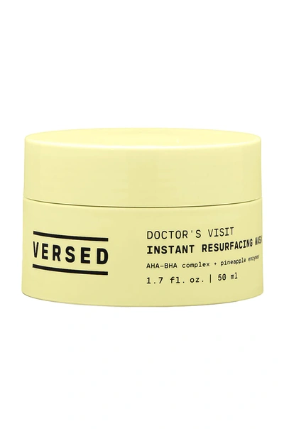 Versed Doctor's Visit Instant Resurfacing Mask In N,a