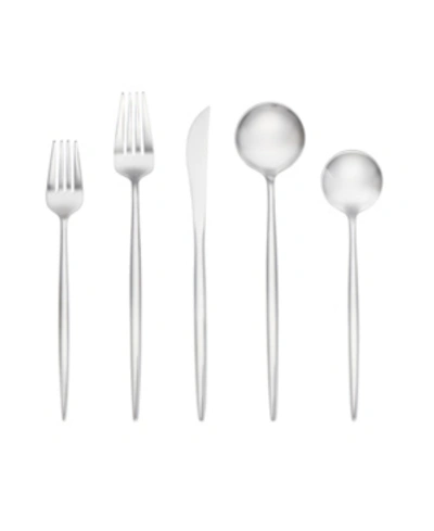 Hampton Forge Skandia  Zephyr Mirror 20-pc Flatware Set, Service For 4 In Silver