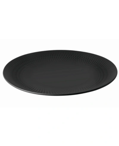 Villeroy & Boch Manufacture Collier Centerpiece Platter In Black