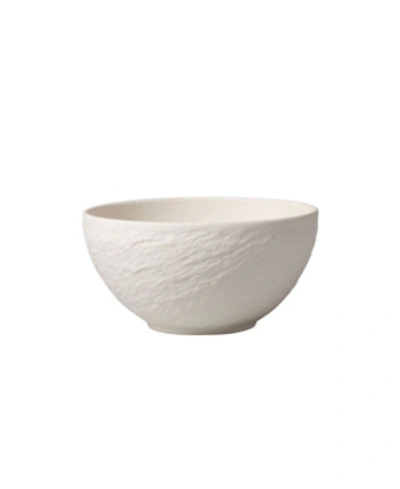 Villeroy & Boch Manufacture Rock Dip Bowl In White
