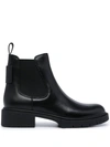 Coach Lyden Leather Chelsea Booties In Black