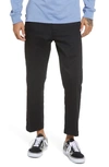 Obey Straggler Flooded Chino Pants In Black