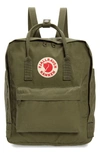 Fjall Raven Kanken Water Resistant Backpack In Green