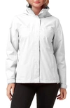 Helly Hansen W Aden Waterproof & Windproof Hooded Jacket In White
