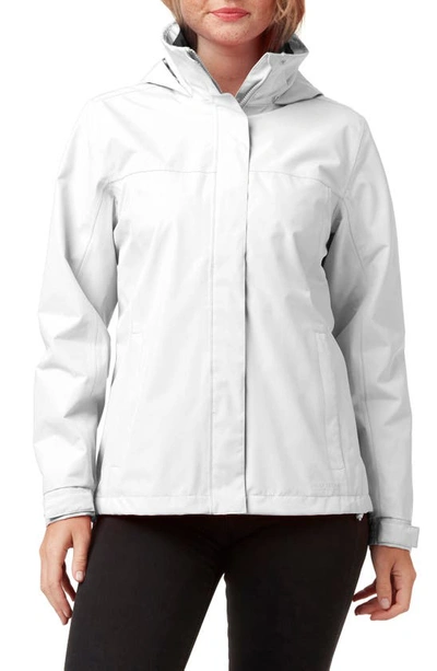 Helly Hansen W Aden Waterproof & Windproof Hooded Jacket In White