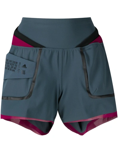 Adidas Originals Heat.rdy Training Shorts In Blue