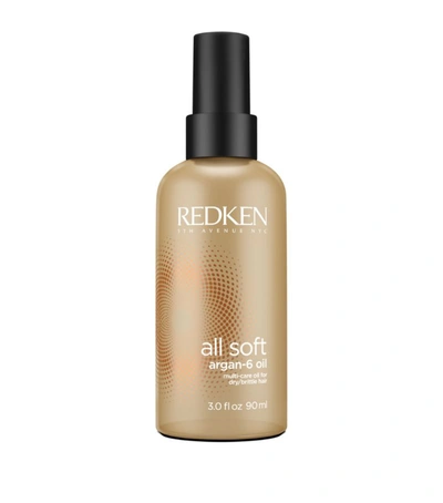 Redken - All Soft Argan-6 Oil (multi-care Oil For Dry Or Brittle Hair) 90ml/3oz In White
