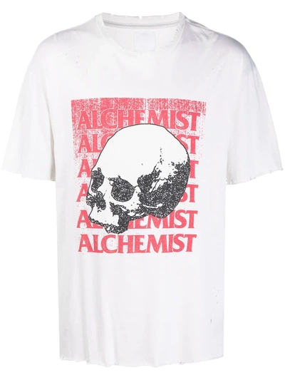 Alchemist Graphic Print T-shirt In White