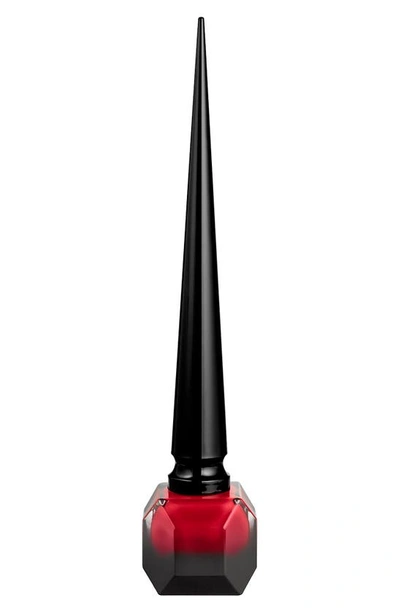 Christian Louboutin Rouge Louboutin Matte Nail Colour In Rouge (red)