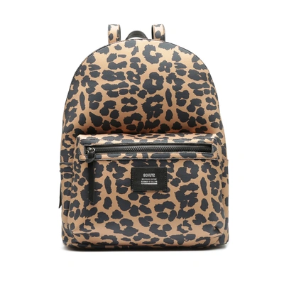 Schutz Neoprene Backpack In Leopard