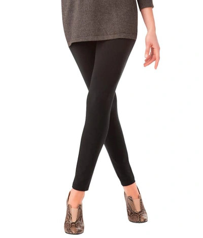 Hue Plus Size Ultra Leggings With Wide Waistband In Black