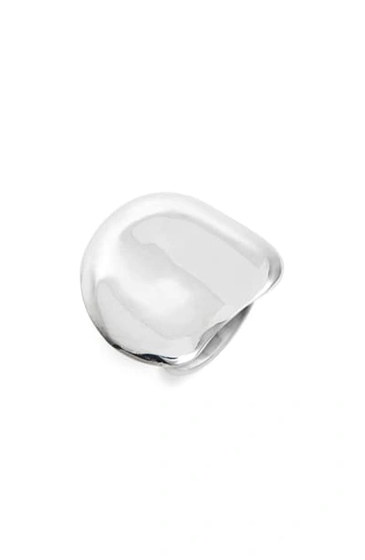 Faris Big Dip Ring In Sterling Silver