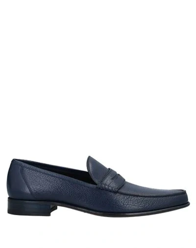 A.testoni Loafers In Blue