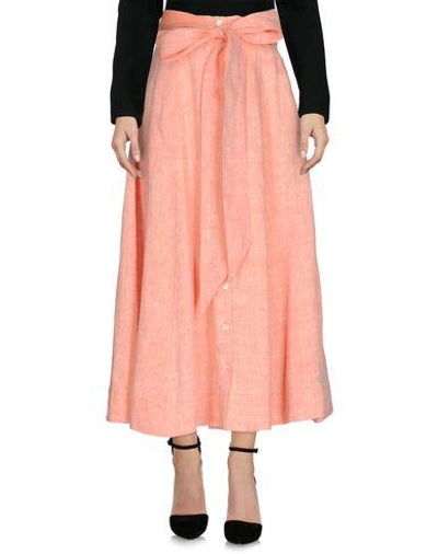 Lisa Marie Fernandez 3/4 Length Skirts In Salmon Pink