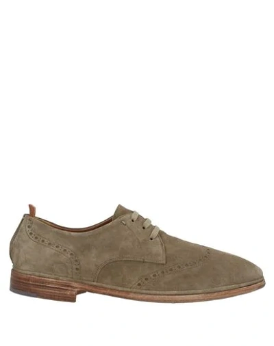 Elia Maurizi Lace-up Shoes In Sand