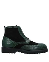 Giovanni Conti Ankle Boots In Green