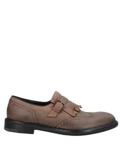 A.testoni Loafers In Brown