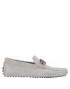 Tod's Loafers In Light Grey