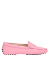 Tod's Loafers In Fuchsia