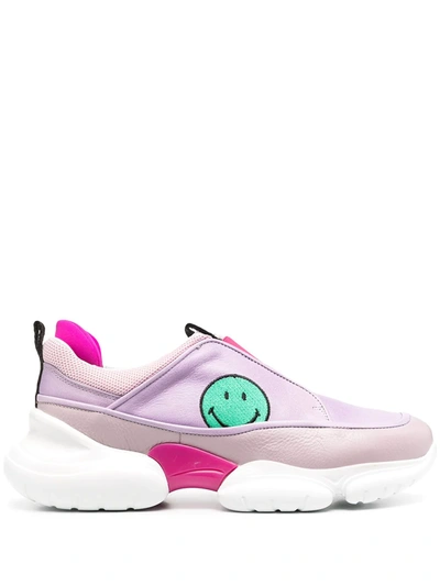 Joshua Sanders Hamlin Face-patch Trainers In Pink