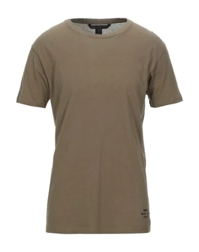 Marc By Marc Jacobs T-shirts In Military Green