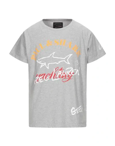 Paul & Shark T-shirts In Grey