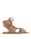Liu •jo Sandals In Khaki
