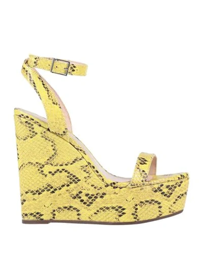 Schutz Sandals In Yellow