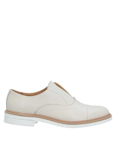 A.testoni Loafers In Ivory