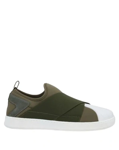 A.testoni Sneakers In Green