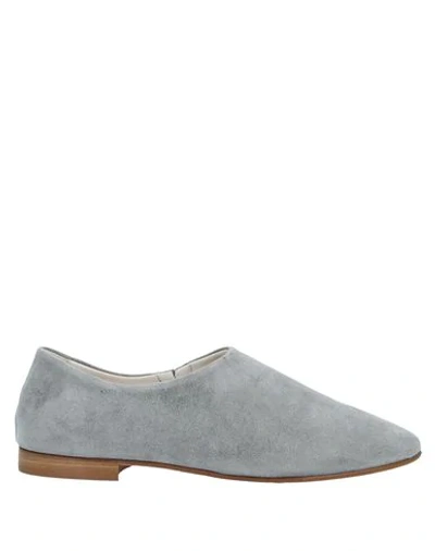 A.testoni Loafers In Light Grey