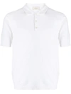Altea Plain Polo Shirt In White