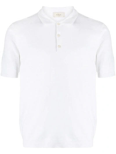 Altea Plain Polo Shirt In White