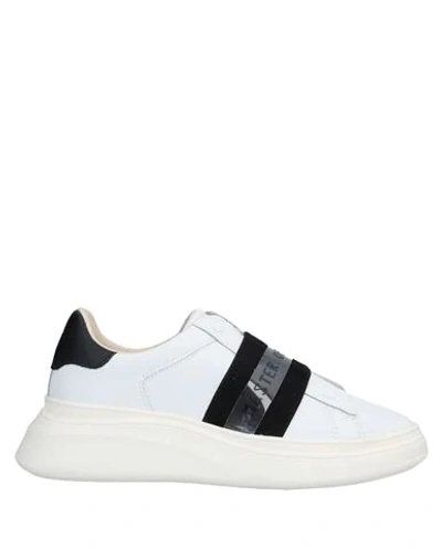 Moa Master Of Arts White Leather Slip On Sneakers