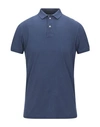 Gran Sasso Polo Shirts In Dark Blue