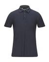 Roberto Collina Polo Shirts In Dark Blue