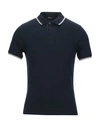 Blauer Polo Shirts In Dark Blue