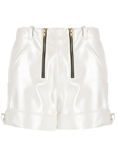 Philosophy Di Lorenzo Serafini Double-zip Shorts In White