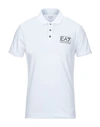 Ea7 Polo Shirts In White