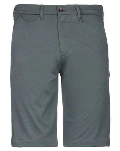 Myths Man Shorts & Bermuda Shorts Lead Size 28 Viscose, Polyamide, Elastane In Grey